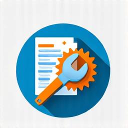 Ícono de herramientas financieras y documentos